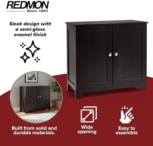 Contemporary Country Double Door Cabinet
