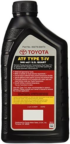 Toyota 00279-000T4-0 Lexus ATF Automatic Transmission Fluid, Black