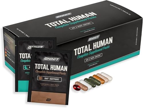 ONNIT Total Human Daily Multivitamin Packs for Men & Women, 30-Day Supply