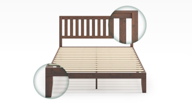 Vivek Platform Bed Details