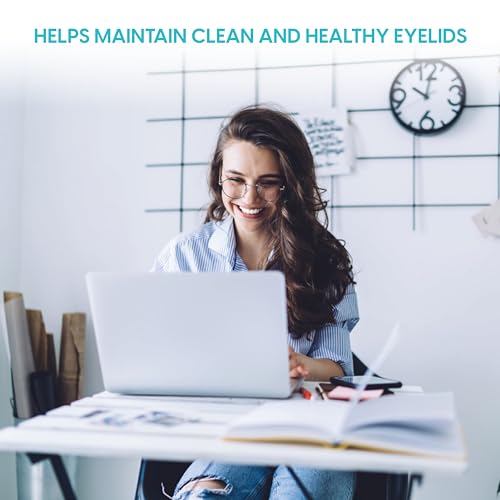 Clear C Pre-Moistened Eyelid Cleaning Wipes, 1 Boxes Of 30 | Rinse-Free Eye Lid Wipes For Dry Eyes, Individually Wrapped Travel Packs