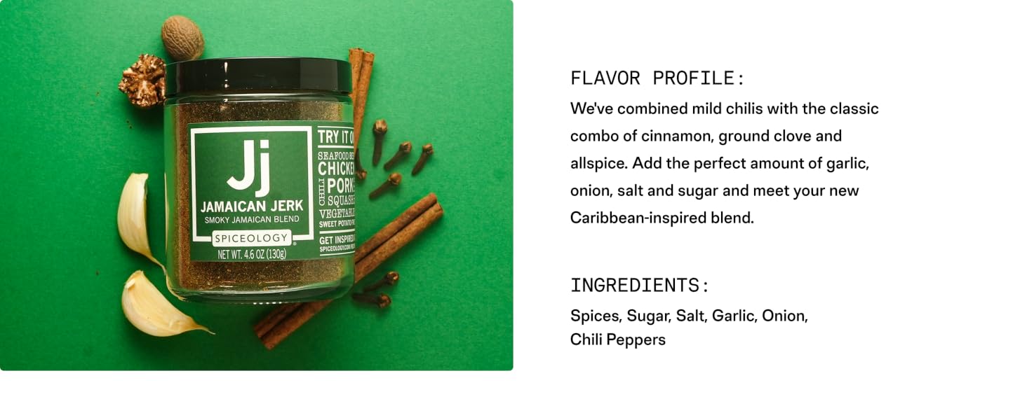 jamaican jerk spiceology jerk seasoning chicken seafood boil marinade bbq rub poultry all purpose