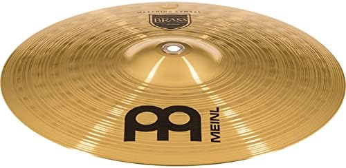 Meinl 14” Marching Cymbal Pair with Straps - Brass Alloy Traditional Finish - Made In Germany, 2-YEAR WARRANTY (MA-BR-14M)