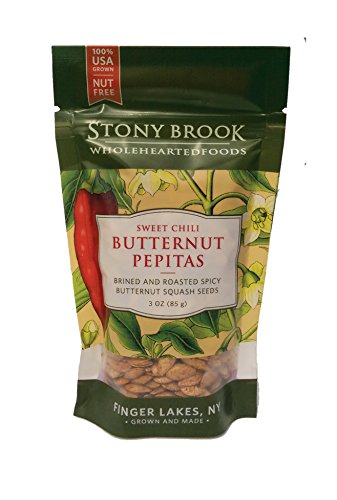 Stony Brook Pepitas, 3 ounce bag (Case of 12) (Maple Pepitas)