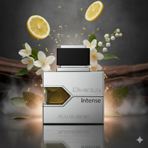 Al Haramain L'Aventure Intense for Men Eau de Parfum Spray, 3.4 Ounce