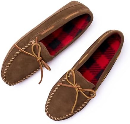 Minnetonka Men's Double Bottom Fleece Slipper