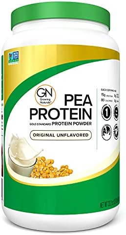 Raw Pea Protein Powder, Vegan Plant Based Protein, BCAA, Low-Carb, Low-Sugar, Chocolate Power, 1 Pound (Pack of 1)