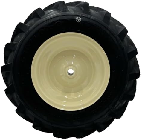 MAYITOP 4.80x4.00-8 Tractor Tread Tire & Rim with 3/4 Inch Hub - Compatible with Cub Cadet & Troy-Bilt Tillers