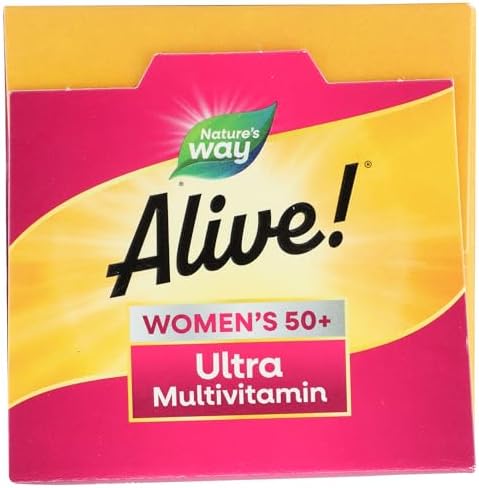 Nature's Way, Multivitamin Alive Once Daily Women 50 Plus, 60 Tablets