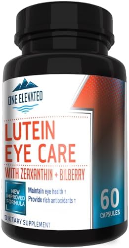Newly Improved Super Strength Eye Care Formula - Highest Pharmaceutical Grade Lutein, Zeaxanthin