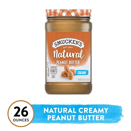 Smucker’s Natural Creamy Peanut Butter, 26 Oz. Jar