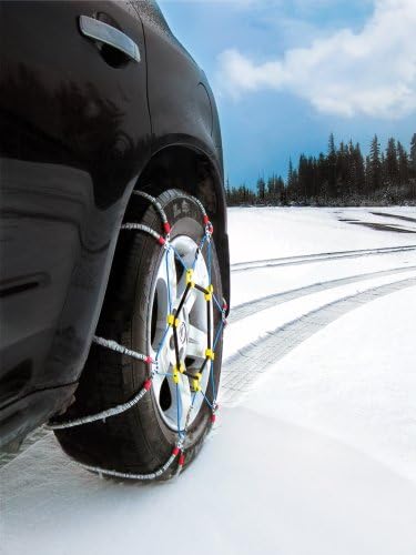 SCC SZ143 Super Z6 Cable Tire Chain for Passenger Cars, Pickups, and SUVs - Set of 2