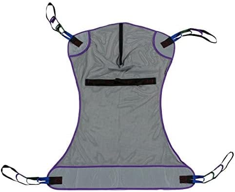 Patient Aid Full Body Mesh Patient Lift Sling for Safe Transfers | 110-200 lb Capacity | Breathable Mesh Fabric | Full Body Support | Hoyer Safe Lifting for Elderly & Bariatric