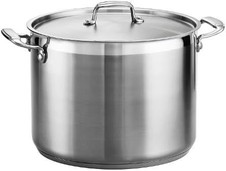 Tramontina Gourmet Stainless Steel 12-Quart Stock Pot with Lid