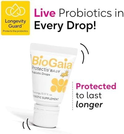 BioGaia Baby Probiotic Drops | Colic & Gas Relief | Safe for Newborns | Pediatrician-recommended | Ease Crying, Fussing, Colic, Gas