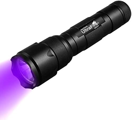 ULTRAFIRE Black Light UV Flashlight, Super Power UV 395-405 nm LED WF-502B Blacklight Flashlights for Leak Detector, Pet Urine Stain