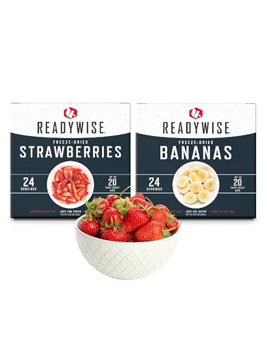 READYWISE Emergency Food Supply Freeze Dried Vegetables, 72 Servings