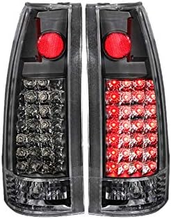 Anzo USA 311006 Chevrolet Black LED Tail Light Assembly - (Sold in Pairs)