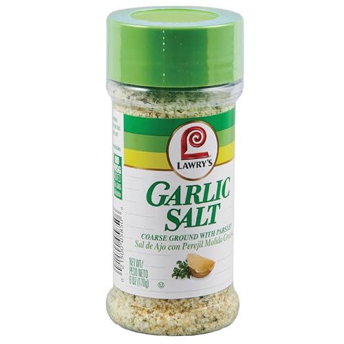 Lawry's Coarse Ground with Parsley Garlic Salt, 6 oz (Pack of 12)