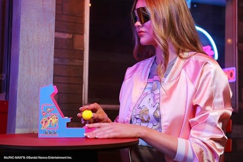 My Arcade Ms. Pac-Man Joystick Player: Retro Arcade Classics, 3.5" Screen | Handheld Games, Birthday Gifts for Kids and Adults, Collectibles