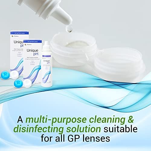 Menicon Unique pH Multipurpose Contact Lens Solution with Lens Case 4 fl oz