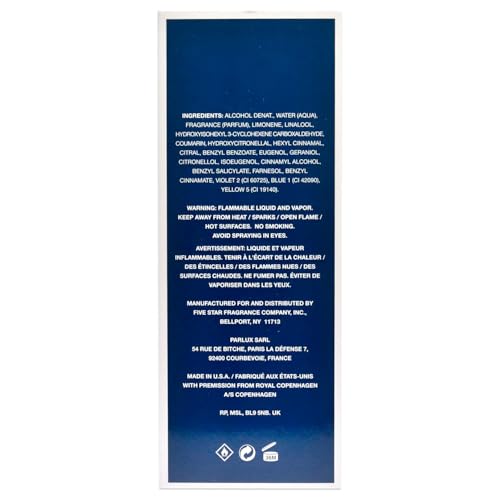 Royal Copenhagen Musk Eau de Cologne Spray for Men, 3.4 oz