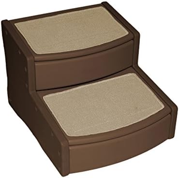 Pet Gear Easy Step II Extra Wide Pet Stairs, 2 Step for Dogs/Cats Up To 200 Pounds, Removable/Washable Carpet, Easy Assembly (No Tools Required)