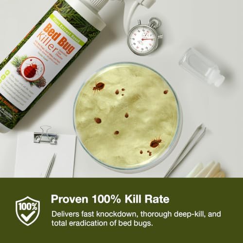 Bed Bug Killer 16 oz EcoVenger by EcoRaider, 100% Kill Efficacy, Bedbugs & Mites, Kills Eggs & The Resistant, Lasting Protection, USDA BIO-Certified, Plant Extract Based & Non-Toxic, Child & Pet Safe