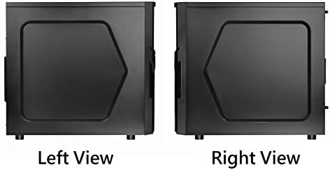Thermaltake Versa H21 SPCC ATX Mid Tower Computer Chassis CA-1B2-00M1NN-00,Black