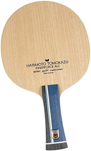 Harimoto Innerforce ALC Blade - Butterfly Table Tennis Blade - AL Carbon Fiber Blade - Professional Table Tennis Blade - AN, FL, and ST handle type - Made in Japan