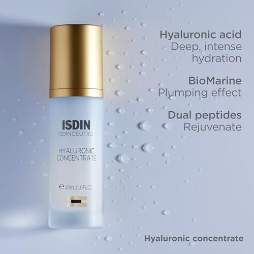 ISDIN Isdinceutics Hyaluronic Concentrate Hydrating Face Serum, 1 fl oz