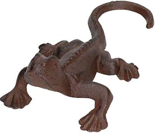 AB Tools Gecko Lizard Garden Sculpture Ornament Statue Metal Decoration Animal Lawn