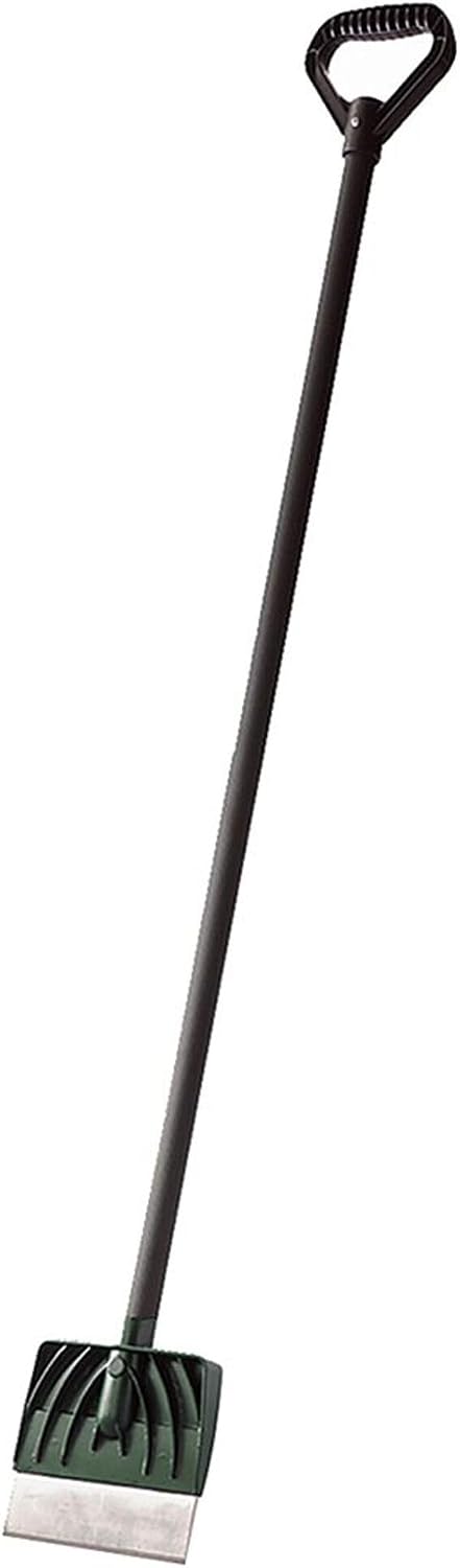 Suncast 7" Ice Scraper with Tempered Galvanized Steel Blade and Resin Steel Core Handle for Efficient Ice Removal, Ideal for Driveways, Sidewalks