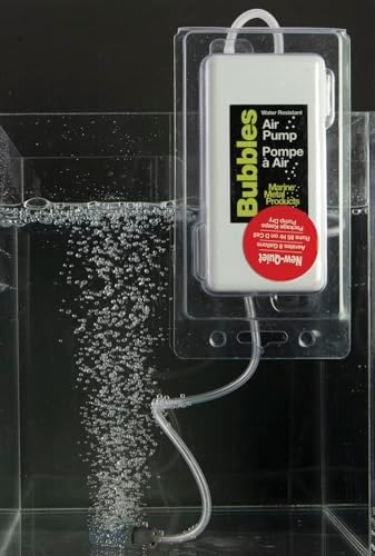 Marine Metal B-3 Bubbles Live Bait Aerator, Water Resistant Air Pump, Portable & Battery Powered