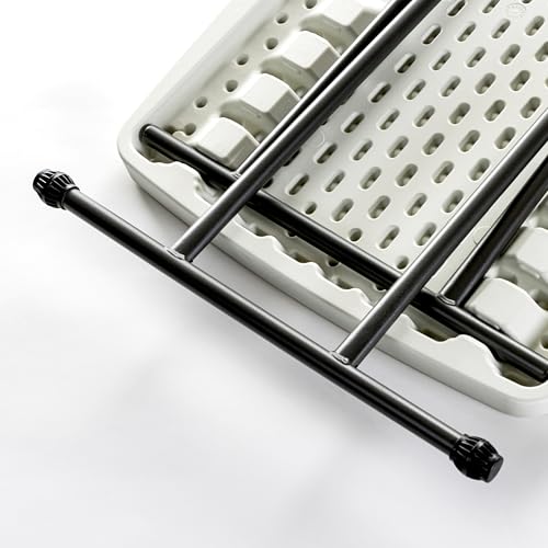Iceberg IndestrucTable Classic Personal Folding Table, Platinum, 30' x 20"