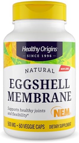 Healthy Origins NEM Eggshell Membrane 500 mg, 30 Veggie Caps