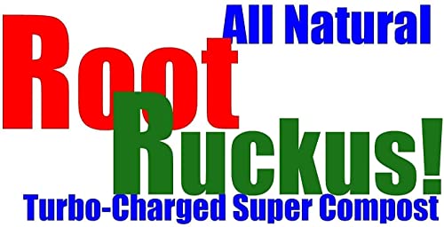 GS Plant Foods Root Ruckus Compost Fertilizer Organic Plant Food - Turbo Charged Compost for Plants - Humic Acid & Sea Kelp Nutritional Root Supplement for Lawns, Soil, Shrubs & Vegetables - 1 Gallon