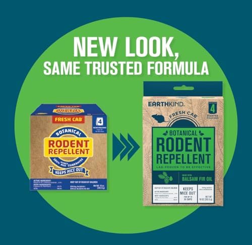 Rodent Repellent; Quickly Repelling Pests from Treated Areas; Preventing Re-Infestation for up To 3 Months; Safe for Children, Pets and the Environment; Non-Toxic; 8-Scent Pouches