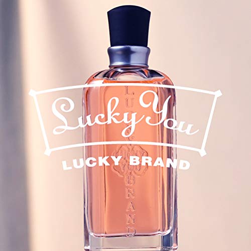 Lucky Brand Lucky You Eau de Toilette for Women, 3.4 fl oz | Women's fresh floral citrus eau de toilette. Perfume with notes of ruby red grapefruit