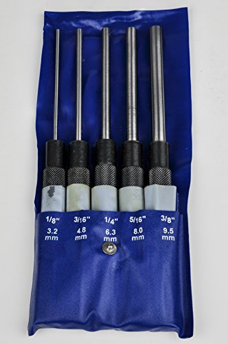 Fowler 52-500-300-0, Extra Long 5 Piece Drive Pin Punch Set