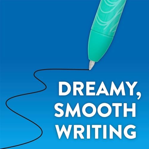 Paper Mate InkJoy Gel Pens, Black, Medium Point (0.7mm), Comfort Grip, 10 Count - Fast Drying Ink, Smooth Writing, Office Supplies