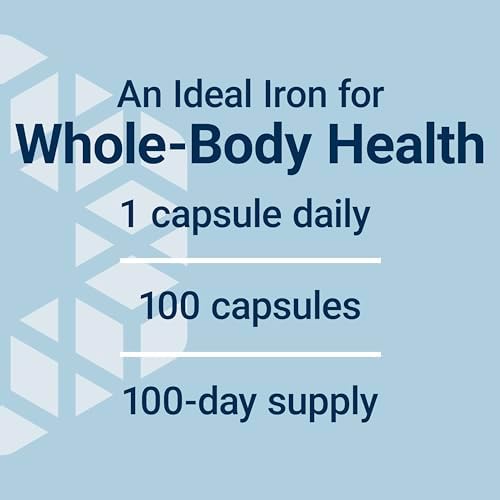 Life Extension Iron Protein Plus, Iron Protein succinylate, absorbable Iron Supplement for Whole-Body Health, Non-GMO, Gluten-Free, Vegetarian