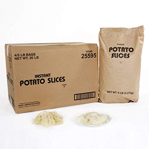 BAF Instant Sliced Potatoes - 5 lb. bag, 4 bags per case