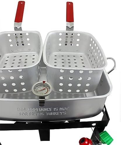Chard FFPA105 Fish and Wing Fryer, Silver