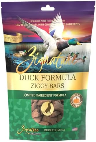 Zignature Duck Limited Ingredient Formula Biscuit Dog Treat 12oz
