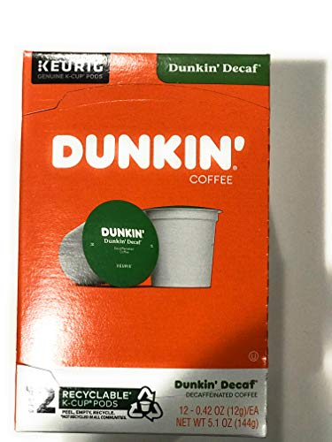 Dunkin Donuts Dunkin Decaf K-Cups (72 Count) - Packaging May Vary