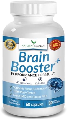 40-in-1 Brain Booster Supplement for Focus, Memory, Clarity