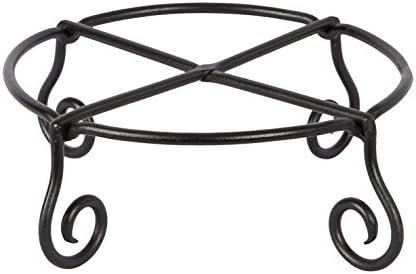 Achla Designs Piazza Flower Pot Plant Stand, Small,Black