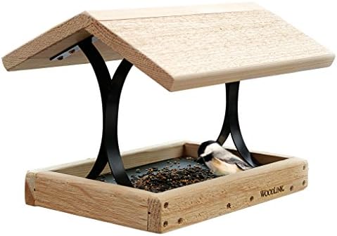 Woodlink Cedar Fly-Thru Bird Feeder, Cedar