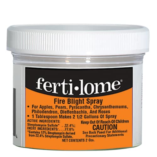 Fertilome (10363) Fire Blight Spray Bacterial Disease Control, 2oz | Copper-based bactericide/fungicide - Controls fire blight, leaf spot
